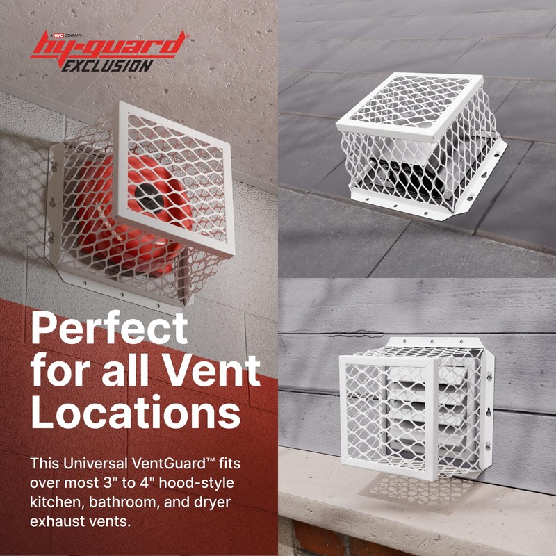 HY-C RVG-DVG Stainless Steel Universal VentGuard, 100% 304 Stainless Steel
