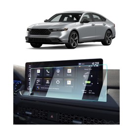 For 2024 Accord Hybrid Screen Protector - 2023 2024 Accord Hybrid Accessories（Sport/EX-L/Sport-L/Touring) 9H Tempered Glass 12.3 Inch Navigation Touchscreen Anti-Scratch Fingerprints High Sensitivity