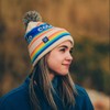 YoColorado Niji Mountain Pom Beanie Multi