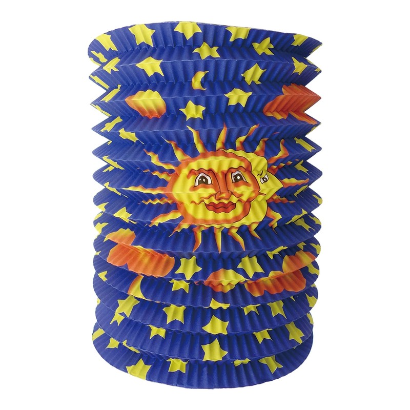 Idena 90124 – Lantern Sun & Moon, Pack of 5,