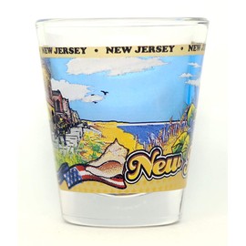 New Jersey State Wraparound Shot Glass
