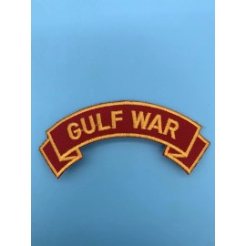 Marine Corps GULF WAR Embroidered Red Shoulder Rocker USMC Patch