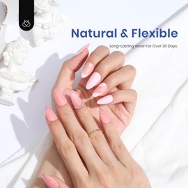 beetles Gel Polish Beetles Gel Nail Kit Almond: 504Pcs Beetles Gel Nail Kit Easy Nail Extension Set Etch X Nail Tips Short Medium Almond Half Matte Nail Tips 5 in 1 Nail Glue Uv Led Nail Gift for Women & Girls