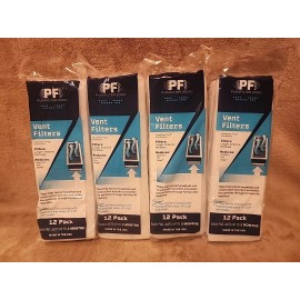 Purafilter 2000 Lot of 4:  PF Purafilter 2000 Electrostatic Register Vent Filters 4"x 12"