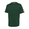 Russell Athletic Performance Two-Button Solid Jersey Dark Green M