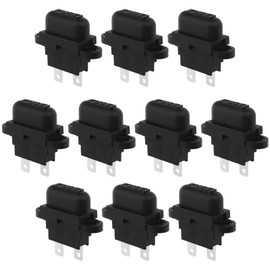 eMagTech 10PCS Standard Blade Fuse Holders with Covers 250V 50A Short Circuit & Overload Protection for Automotive Car SUV Truck Boat Motorcycle DC Applications