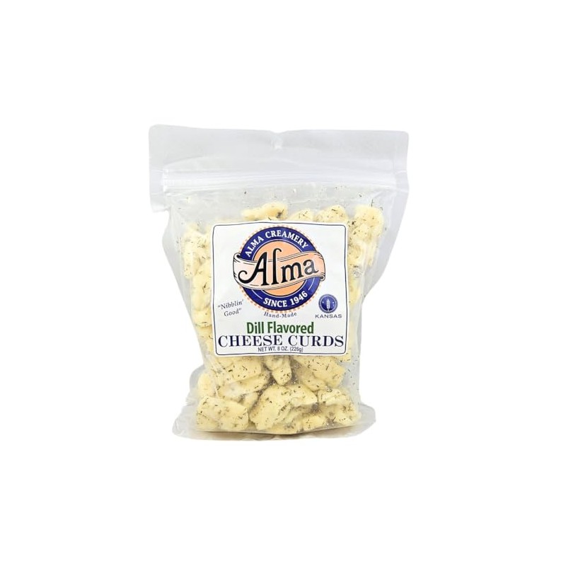 Alma Cheese Curds - Dill Flavored (Pack of 4)