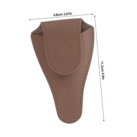 VICASKY Cuticle Nipper Protector Cap PU Protective Cover for Nail Scissors and Cuticle Tweezers for Manicure and Pedicure Fits Standard Size Scissors