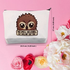 TSOTMO Game Merch Gift Owlbear Gift Owlbear Zipper Pouch for BG3 Fans Druid Gift Owlbear DND Gift Karlach or Astarion Fans Gift (EAT You)
