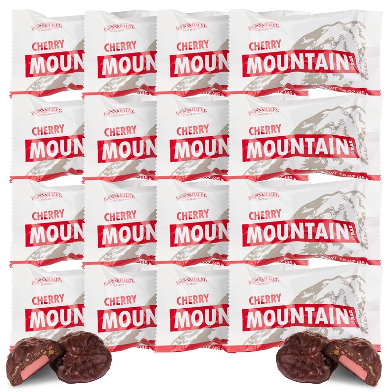 Almond Roca Case of 15 Cherry Mountain Bars - 1.6oz