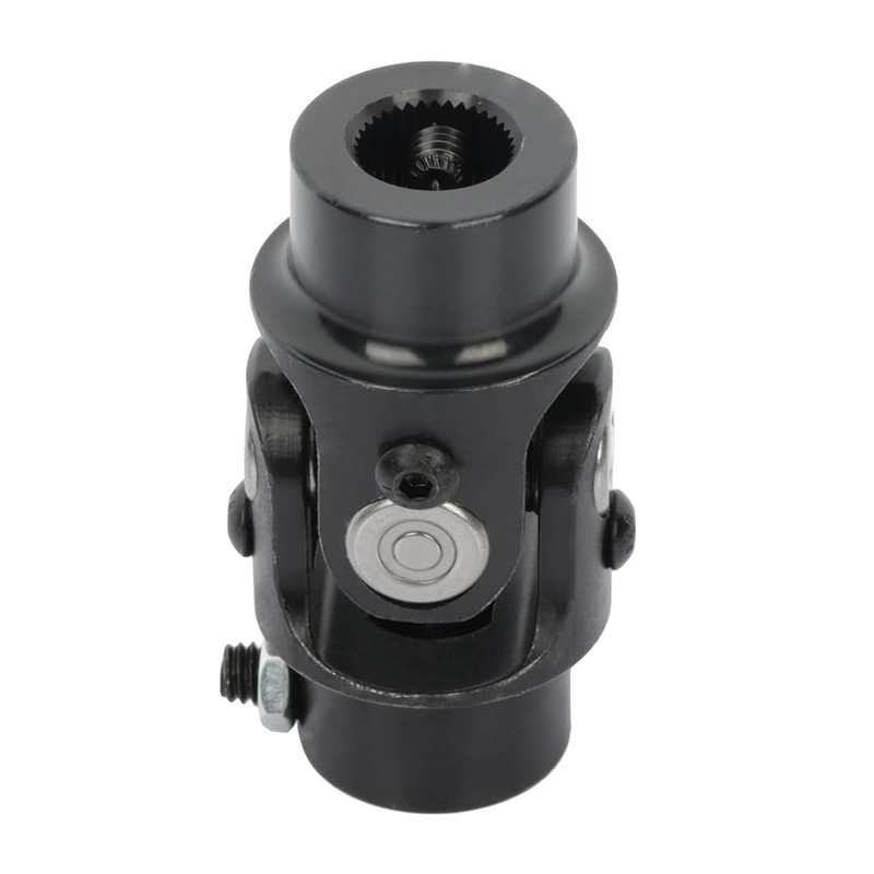 ECCPP Black Single Steering Joints 11/16-36 Spline X 3/4 DD
