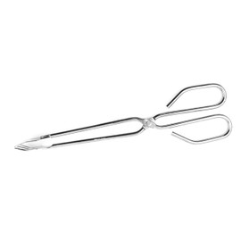 Fackelmann 00054 - Stainless Steel Tongs with Scoop, 25 cm