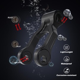 Xitomer 0.2-1.2'' Adjustable Lowering Link, Fit for TTR230 2005-2024, Suspension Links Lower kits Lowering(Black)