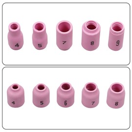 Timunr 90PCS TIG Welding Torch Repair Kit – Stubby Gas Lens, Alumina Nozzles, Glass Cups for WP-17/18/26 – Welding Nozzle and Collet Set for DIY and Professionals