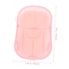 WHAMVOX 2 Boxes Portable Soap Portable Scented Soap Paper Travel