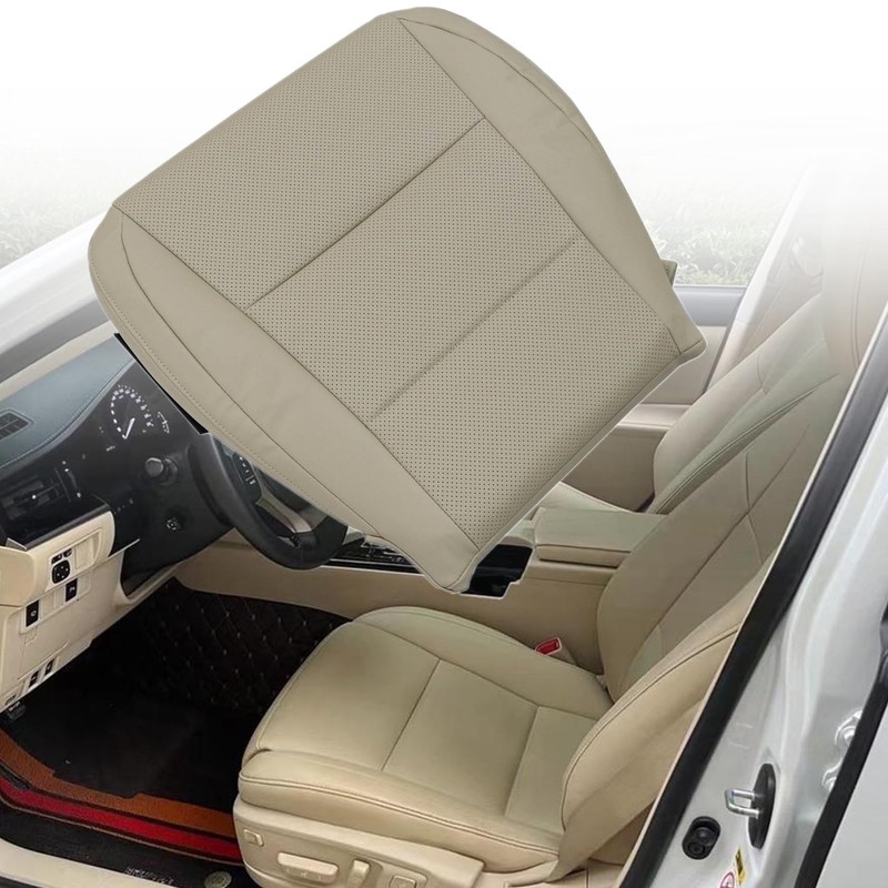 Priprilod Tan Perforated Leather Driver & Passenger Side Bottom Replacement