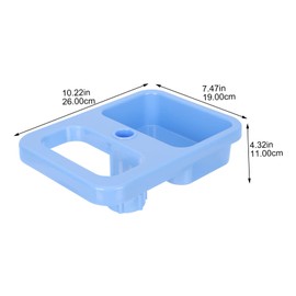 Anneome Tray Serving Trays Iv Stand Storage Plate Clamp on Platform Medical Product Holder Speaker Stand Tray Microphone Stand Clamp Tray Music Stand Plastic Vertical