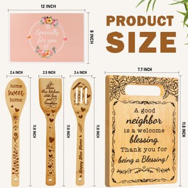 Neighbors Gift, Thank You Gift for Neighbors, Housewarming Gift for Neighbors, Christmas Gift for Neighbors, Cutting Board Set Gift for Neighbors, A Good Neighbor is a Welcome Blessing