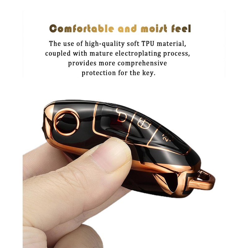 ontto TPU Car key fob cover Compatible with Ford Fusion