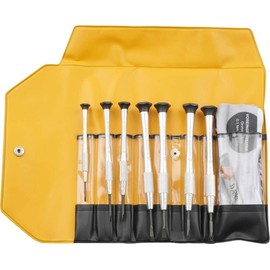 Bernstein 4-360-E05 Watchmaker's Screwdriver Set 7-Piece Slotted 1.5/2.0/2.5/3.0/3.5 mm and PH0/PH1