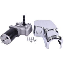 Solarhome New 60:1 Dump Truck Roll Tarp Motor with Chrome Cover 12V 600 W 33Amps 76 RPM