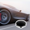 4Pcs Hub Centre Caps, 60mm Universal Black Alloy Wheel Hub