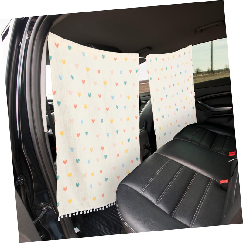 ULTECHNOVO Car Privacy Curtain Breathable Double Gauze Insulated Window Shade