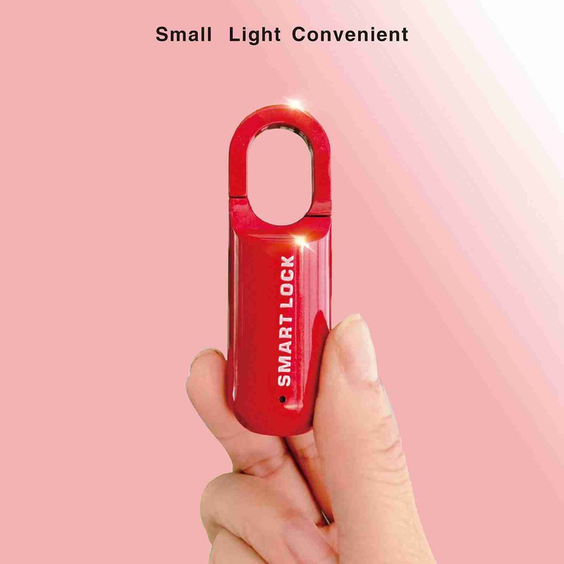 MQ-1017 Smart Fingerprint Padlock Waterproof Biometric Lock Portable Keyless Security