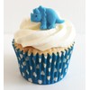 Holly Cupcakes 6 Mixed Colour Sugar Dinosaurs- edible & handmade