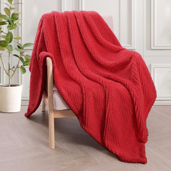 Whale Flotilla Soft and Warm Flannel Blanket, 130 x 170