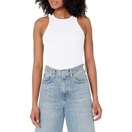 HUGO High Neck Cotton Fitted Tank