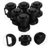 WOONEKY 8pcs Plastic Trampoline Caps Replacement Trampoline Padding for Sun
