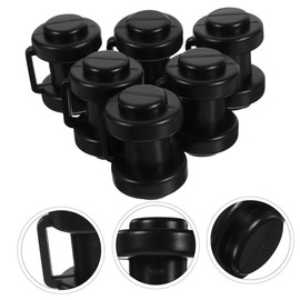 WOONEKY 8pcs Plastic Trampoline Caps Replacement Trampoline Padding for Sun Shade Cover