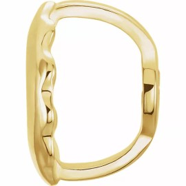 JewelryMaven SINGLE 14k Yellow Gold Heavy 0.041" Post Threaded Screw Earring Back Nut US MADE