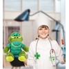 DolliBu Sitting Green Alligator Doctor Plush Toy - Super Soft