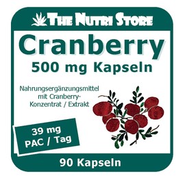 Cranberry 500 mg Capsules Pack of 90 Capsules