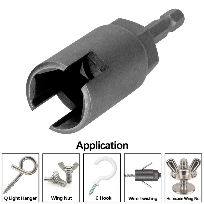 PAGOW Upgraded Large Slotted Hurricane Wingnut Driver - Wing Nut