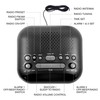 Sharp AM/FM Dual Alarm Clock Radio, 2-7/16"H x 4-5/16"W x