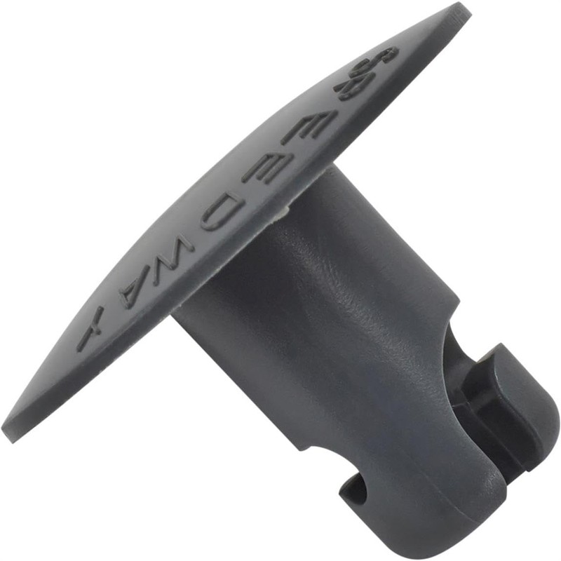 Plastic Large Head Quarter Turn Fasteners-.500 Inch Grip-Blue-Pack/10