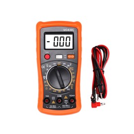 LUYING Small Digital Multi Tester, High Definition LCD Display, Current, Voltage, Resistance, Measuring Current, Compact, Digital Tester