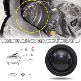 LLTKLMGSM 170086 Headlight Bulb Dust Cap Cover Front LH & RH Fit for 2017-2022 Jeep Grand Cherokee WK Replace 68354272AA 1Pcs