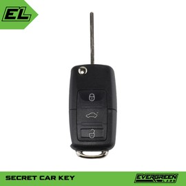 Car Key Safe with Hidden Secret Compartment - Ideal Money Hiding Place for Travel, Festival, Beach and Home - Perfect for Valuables, Keys or as a Beach Safe Box