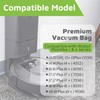Frescares 4 Pack Reusable Vacuum Cleaner Bags for Roomba,Compatible with