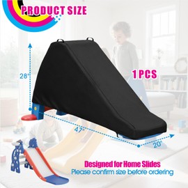 Toddler Slide Cover, Fit for Kids Slide & Climber, Waterproof Dust Proof Anti-UV Outdoor Playset Toy Cover (Cover Only)