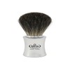Omega Black Badger Shaving Brush with ABS Plastic Handle Satin