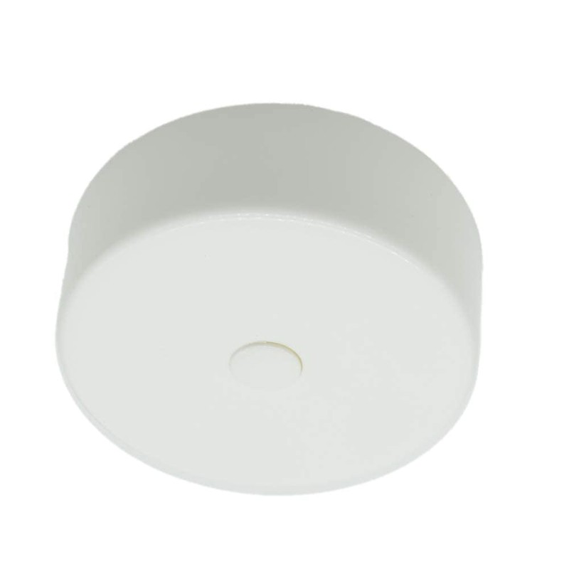 White Junction Box with 3-Pin Terminal and Accessories Diameter 73