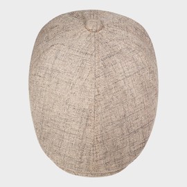 PivotWing Flat Cap for Men Lightweight Imitation Linen Mens Hat Breathable Comfortable Touch Newsboy Hat for Men Women Daily Classic Casual Newsboy Caps Soft Adjustable Outdoor Cap, Khaki 7