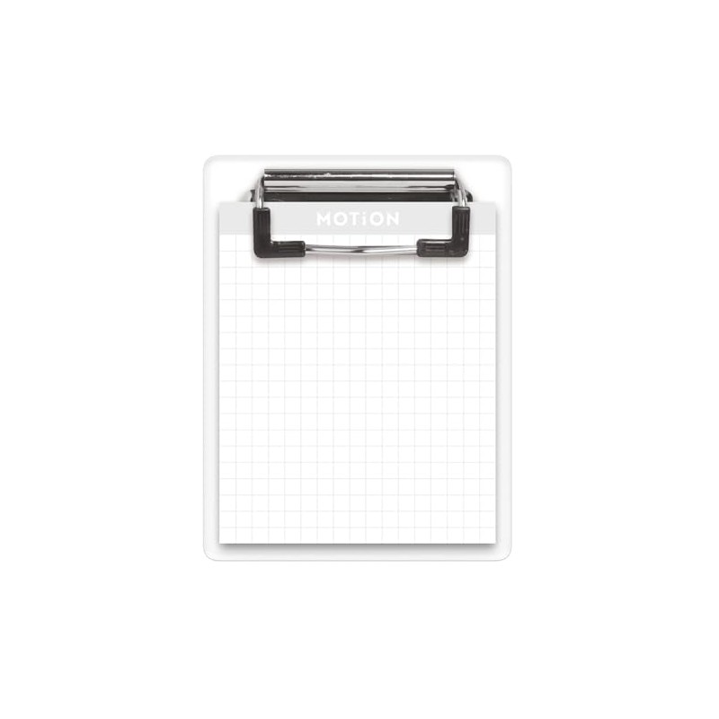 Kamio Japan 225565 MOTiON Clear Binder Memo, White