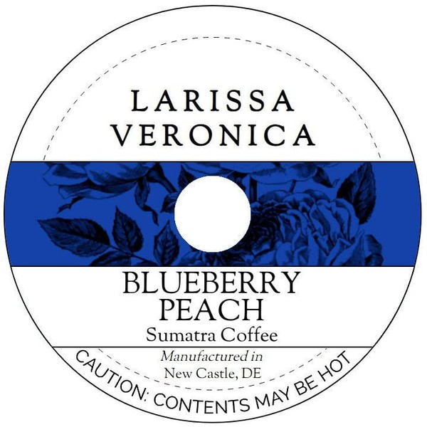 Blueberry Peach Sumatra Coffee (Single Serve K-Cup Pods) (Gourmet, Naturally