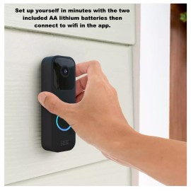 Blink  Wifi or Wired Video Doorbell (newest model) Works with Alexa (Black)